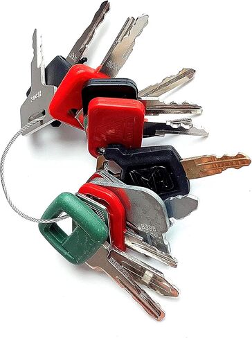 15 قطعة من مفاتيح المعدات الثقيلة، مجموعة مفاتيح البناء الرئيسية المتوافقة مع حافظة فولفو، تاكيوتشي، تويوتا، كاتربيلر، جيني، جي سي بي، بوبكات، هيتاشي، JD، JLG والمزيد in Kuwait