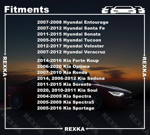 Rexka 20pcs Rocker Molding Clip for Hyundai Kia 87756-2E000 in Saudi Arabia