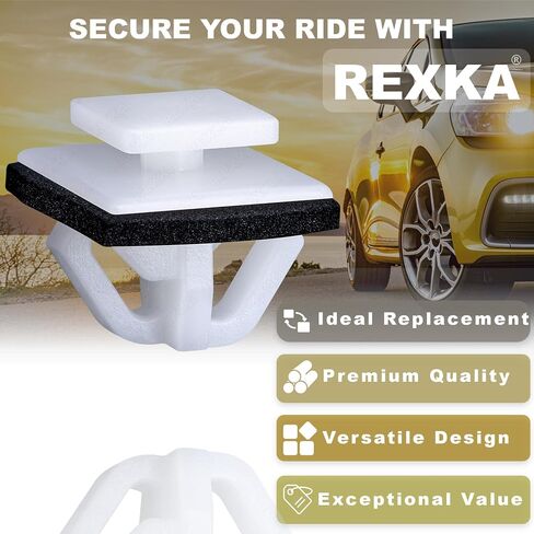 Rexka 20pcs Rocker Molding Clip for Hyundai Kia 87756-2E000 in Saudi Arabia