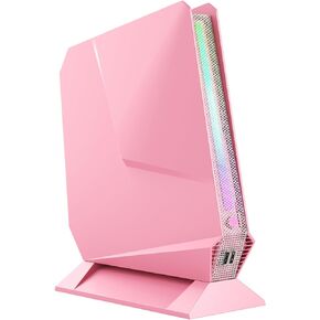 كمبيوتر صغير للألعاب، Intel i9-12900H & GeForce RTX 3050Ti 8G كمبيوتر صغير، كمبيوتر مكتبي صغير بإضاءة RGB، DLSS 3 - أداء مدعوم بالذكاء الاصطناعي، ذاكرة وصول عشوائي 32 جيجابايت 1 تيرابايت NVMe SSD، شاشة ثلاثية/2.5 جيجا LAN/WiFi 6E، وردي in Kuwait