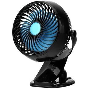 Unifizz مشبك على مروحة باردة محمولة دوران مروحة مكتب صغيرة قابلة للتعديل سرعة مراوح السيارة in Kuwait