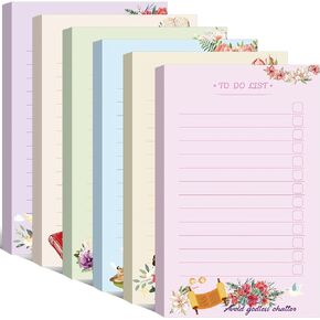 300 Sheets to Do List Notes Daily Checklist Notebook Undated Memo Pad Color Block to Do Note Pad Weekly Plan Notepad Agenda and Organizer Planners for College (Bible Style,3.14 x 5.11 Inch)