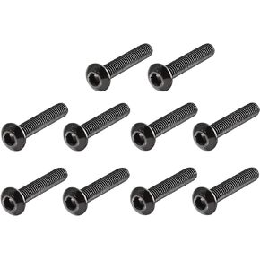 uxcell M3x16mm Thread Button Head Hex Socket Cap Screw Bolt 100pcs