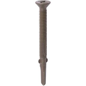 U-Turn #12-24 x 2-1/2 Flat Head Reamer with Wings, WAR Coated (100 Pack)