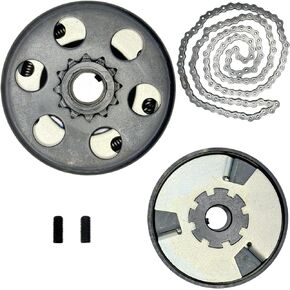 Centrifugal Clutch 3/4" Bore 12 Tooth with #35 Chain 12T Go Kart Clutch Compatible with Minibike Fun Kart Predator 212 2-6.5HP Engine