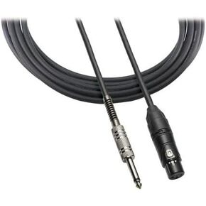 Audio-Technica ATR-MCU XLR Female to 1/4" Male Microphone Cable, 10 ft