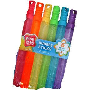 Playday Kids Outdoor Bubble Sticks Set Set of 6