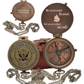 Compass/Gift for Son/Army/Navy/USN/Airforce/Retirement Gift, Marine Corps Gift, Baptism Gifts, Best Easter, Birthday, Fathers Day, Graduation Gift, Wedding Gifts