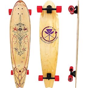 Kahuna Creations 46" Pohaku Longboard Skateboard Speed Cruiser for Cruising and Carving