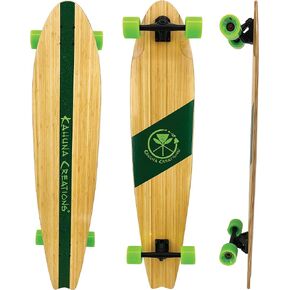Kahuna Creations 46" Pohaku Longboard Skateboard Speed Cruiser for Cruising and Carving