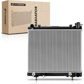 A-Premium Engine Coolant Radiator Assembly with Transmission Oil Cooler Compatible with Dodge Dakota 2005 2006 2007 2008 2009 2010 & Mitsubishi Raider 2006-2009 & Ram Dakota 2011, Replace# 55056506AD