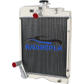 3 Row Aluminum Tractor Radiator for Massey Ferguson TO30 TE20 TEA20 TO20 TO30 TO35 135 Tractor Radiador for 186732M91 181623M91 186830M91 1868330M9 Downflow Radiators MT