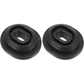 Car Radiator Mount Bushing 1K0121367F Radiator Bracket for Volkswagen for Audi Black (Set of 2)