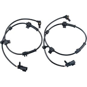 Front ABS Wheel Speed Sensor Left & Right fit for 02-09 Chevy Trailblazer EXT SSR GMC Envoy XL XUV, Buick Rainier, Saab 9-7x, Oldsmobile Bravada 2002 2003 2004 2005 2006 2007 2008 2009, 2pc
