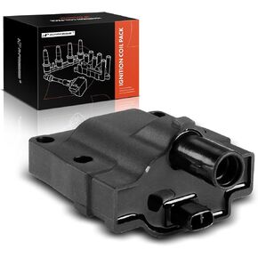 A-Premium Engine Ignition Coil Pack (2-Pin) Compatible with Lexus LS400, SC400 & Toyota 4Runner, Camry, Celica, MR2, Pickup, T100, 2.0L 2.2L