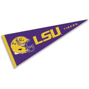 College Flags & Banners Co. LSU Tigers Full Size Football Helmet Pennant