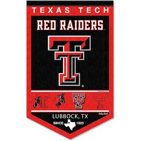 College Flags & Banners Co. Texas Tech Red Raiders Heritage History Banner Pennant