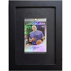 Sports Card Display Box,Trading Card Display Rack,Grading Card Display Box,Baseball Card Display Box,Comic Card Display Box,Game Card Display Box,UV Protective Frame,8“*6“(Black)