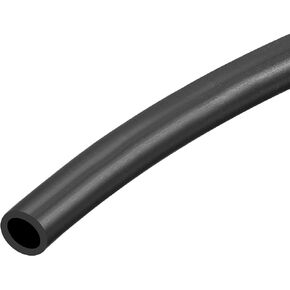 uxcell 2pcs Lubricating Oil Hose 6mm(1/4-inch) ID x 9mm(3/8-inch) OD 3.3ft Water Tube Black Rubber Tubing