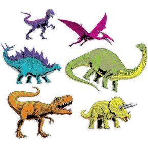 Dinosaur Wall Cutouts - 6 Pieces