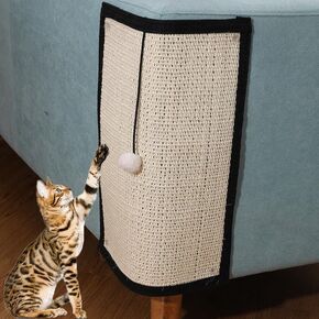 Cat Scratcher Mat Natural Sisal Cat Scratching Mat Furniture Legs Protector Soft Cat Scratch Mat Durable Cat Scratch Pad Cat Scratcher Couch Pad for Grinding