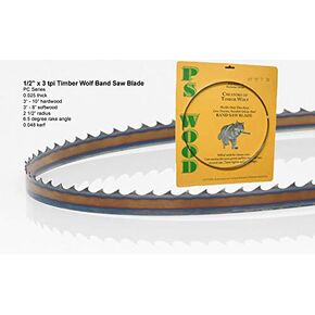 PS Wood Timber Wolf 145" x 1/2" x 3 tpi Band Saw Blade
