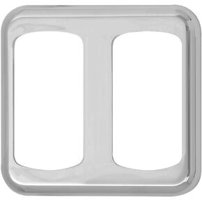GG Grand General 68665 Chrome Plastic Driver's Power Switch Bezel for Freightliner 2005 Up