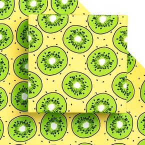 WRAPAHOLIC Fruit Wrapping Paper Sheet - 12 Sheets Watermelon Design Folded Flat for Birthday, Party, Baby Showers - 19.7 Inch X 30 Inch Per Sheet