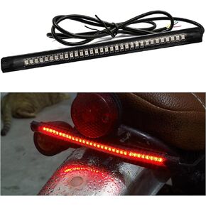 Universal 8'' Flexible Waterproof LED Light Strip with Tail Brake Stop Turn Signal Lights All-in-One, Light Accessories Fits for Motorcycle, Bike, ATV, RV, SUV Off Road