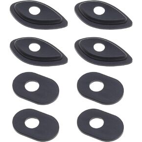 8pcs Front Rear Motorcycle Turn Signal Indicator Adapter Spacers Black Compatible with Hondda MSX125 MSX125SF CBR600RR CBR900RR CBR1000RR