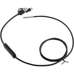 3 in 1 Endoscope Borescope Waterproof Snake Camera Type C USB 3.9mm Lens Waterproof Borescope Inspection Direct Plug Style 1280x720 Video Inspection Camera for Mobile Phone (1M)