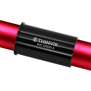 Thinvik Bike Seat Post Shim 22.2mm, 25.4mm, 27.2mm to 25.4mm,27.2mm,28.6mm,30.4mm,30.8mm,31.6mm Bicycle Seatpost Tube Adapter 60MM