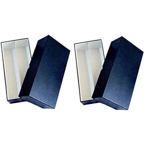 Heavy Duty 12" Double Row Box for Slab Coin Holders 2 Pack Bundle