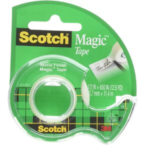 Scotch Magic Tape, 1/2 x 450 Inches, 6 Rolls