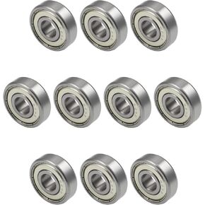 Othmro محامل الكرات الأخدود العميق، 10 قطع 629ZZ محامل الأخدود العميق 9x26x8 مم محمل كروي مزدوج من البلاستيك المختوم من الفولاذ الكربوني محمل الأخدود العميق للدراجات البخارية ومعدات طب الأسنان والمصاعد الروبوتية in Kuwait