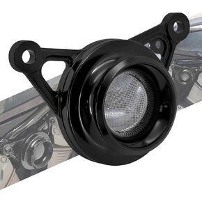 مجموعة ملحقات فلتر الهواء للدراجات النارية CNC مناسبة لدراجة Harley Sportster Nightster RH 975 RH975S Special 2022-2024 (أسود)