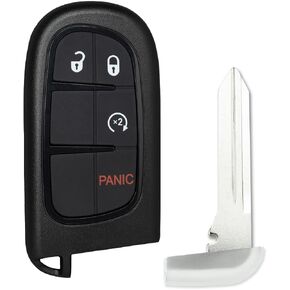 StandardAutoPart Smart Keyless Entry Fob Compatible with Jeep Cherokee GQ4-54T 68105078 (Complete Unit)
