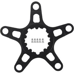 Bike Chainring Adapter GXP to 110/130BCD 5 Arms Aluminium Spider Adapter for Sram X9 XX1 X0 X01 GXP, Dub Crank with 5 Bolt