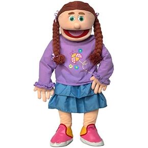 30" Amy, Peach Girl, Professional Performance Puppet with Removable Legs, Full or Half Body