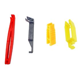 12Pcs Blade Glass Fuse Puller Insertion Tool, Fuse Puller Extraction Tools Mini Plastic Fuse Removal Tools for Car Motorcycle Truck Fuses Relacement