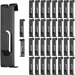 Sumnacon Grid Wall Hangers 35 Packs Black Display Hooks for Grid Wall Metal Grid Wall Display Hooks for Artwork Painting Photography Canvas,Utility Grid Wall Hooks for Home Outdoor Art Show Craft Show
