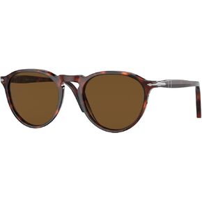 Persol PO3286S 24/57 53MM Havana/Polar Brown Polarized Sunglasses for Men for Women + BUNDLE With Designer iWear Complimentary Eyewear Kit