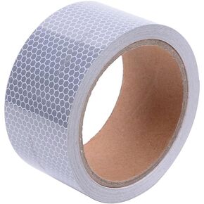 Brightplus Solas Grade Reflective Conspicuity Tape Safety Warning Tape Silvery White (2" x 75')