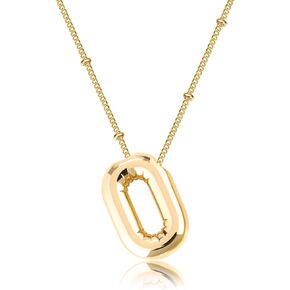 Bubble Number Necklaces Balloon Personalized Necklaces 14K Gold Plated Chunky Pendant Choker for Women and Men Best Gift for Birthday Party