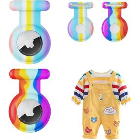 Apple Airtag Holder for Kids Hidden-2 Pack GPS Tracker Case,The Hidden Air Tags with pin is,sutable for Children, Elderly, Backpack,Luggage.