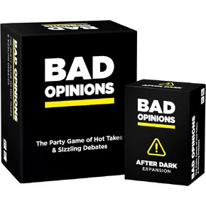 Bad Opinions Party Game + After Dark Expansion Set - The Hilarious Adult Card Game of Hot Takes & Sizzling Debates - Perfect for Fun Parties and Board Games Night with Your Group
