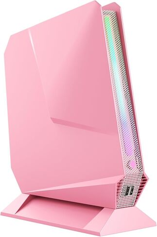 كمبيوتر صغير للألعاب، Intel i9-12900H & GeForce RTX 3050Ti 8G كمبيوتر صغير، كمبيوتر مكتبي صغير بإضاءة RGB، DLSS 3 - أداء مدعوم بالذكاء الاصطناعي، ذاكرة وصول عشوائي 32 جيجابايت 1 تيرابايت NVMe SSD، شاشة ثلاثية/2.5 جيجا LAN/WiFi 6E، وردي in Kuwait