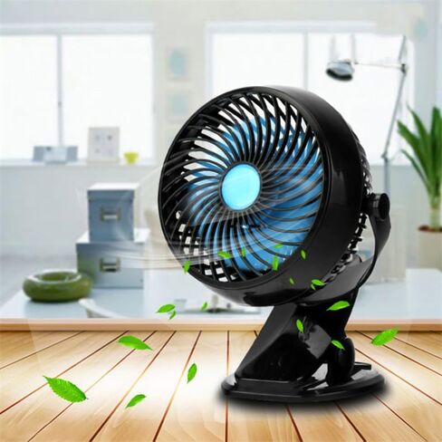 Unifizz مشبك على مروحة باردة محمولة دوران مروحة مكتب صغيرة قابلة للتعديل سرعة مراوح السيارة in Kuwait