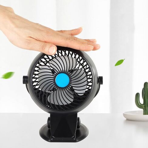 Unifizz مشبك على مروحة باردة محمولة دوران مروحة مكتب صغيرة قابلة للتعديل سرعة مراوح السيارة in Kuwait