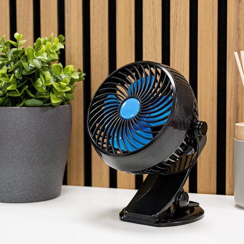 Unifizz مشبك على مروحة باردة محمولة دوران مروحة مكتب صغيرة قابلة للتعديل سرعة مراوح السيارة in Kuwait